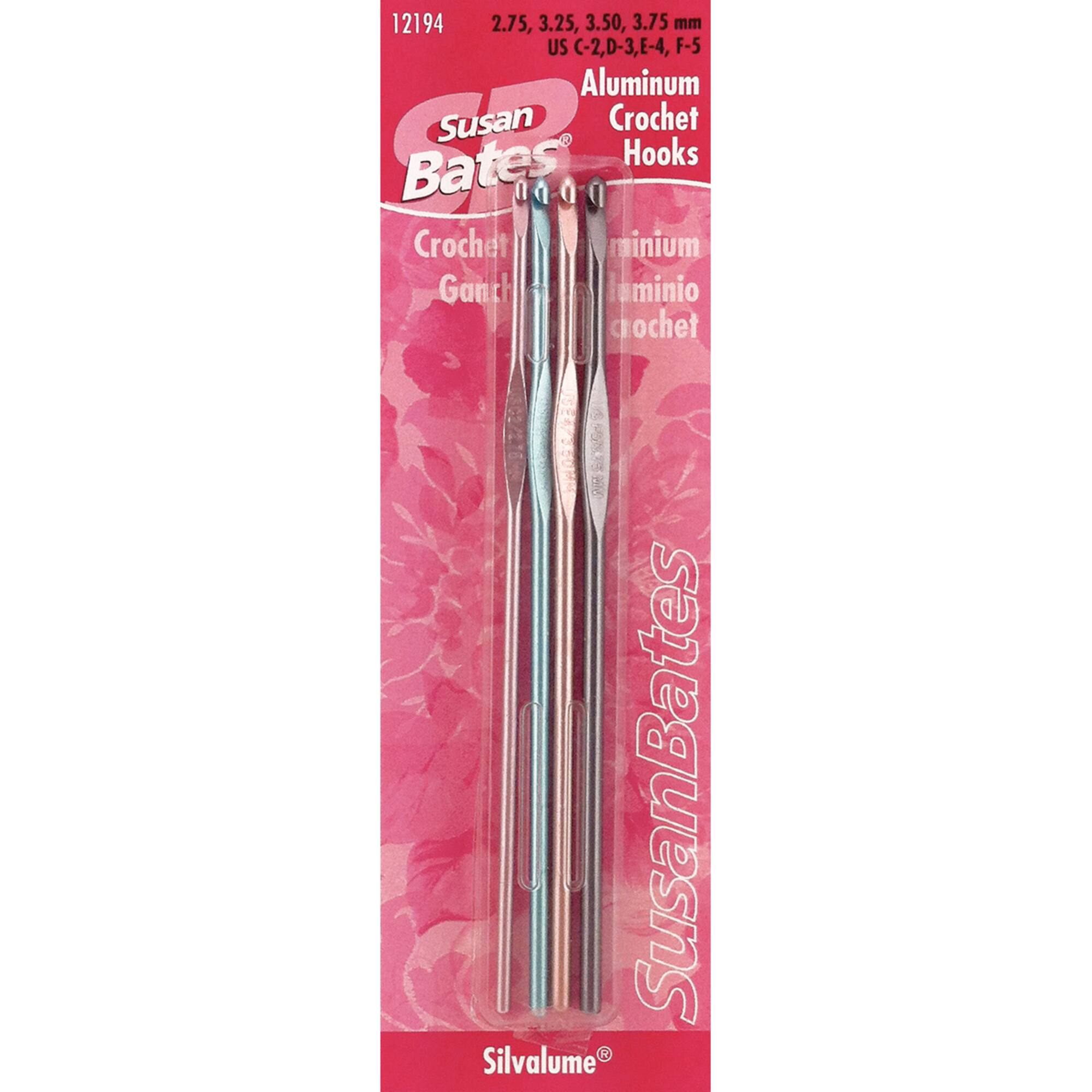 Susan Bates® Silvalume® Aluminum Crochet Hook Set